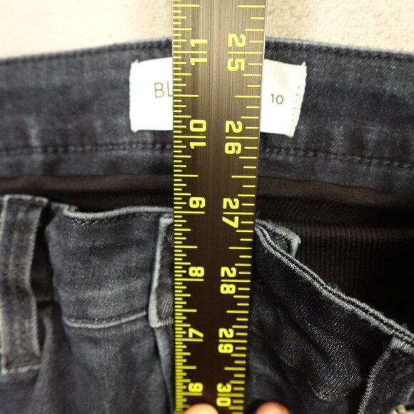 BLANQI Maternity Support Denim Jeans - Size 10‎ - indigo blue mid rise skinny - Picture 7 of 12